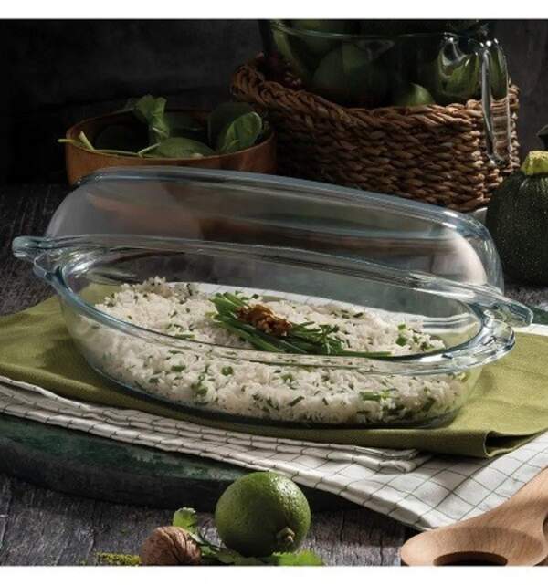 Боркам каструля/криш. овал 34*19,5см, v-2,25+1,8л (под.уп.) 59062 (шт)