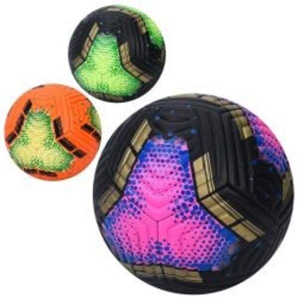 М'яч футбольний MS 4867 (20шт) розмір 5, ПВХ, 420-440г, 3 кольори, у пакеті (шт)