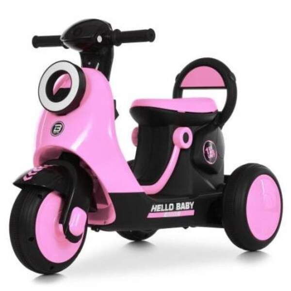 Мотоцикл M 6298BR-8 (1шт) р/к 2,4G, 1*6V4,5AH, 1*25W, MP3, USB, TF, музика, світло, рожевий (шт)