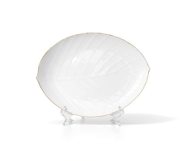 Тарілка 11,5' Листок, золотий кант 30164-00 (шт)