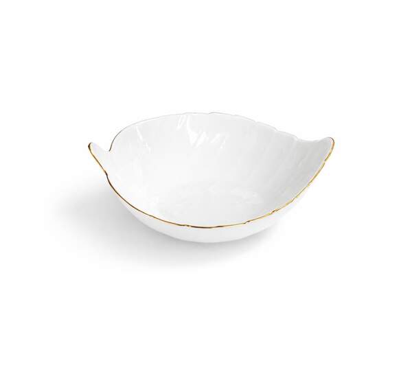 Салатник 7' Листок, золотий кант 350мл 30165-00 (шт)