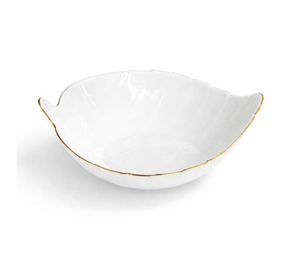 Салатник 11' Листок, золотий кант 1,4л 30167-00 (шт)