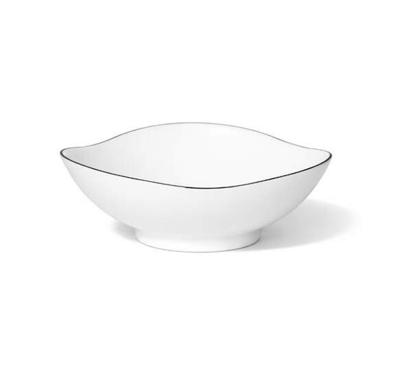 Салатник 8' , чорний кант 650мл 30181-00 (шт)