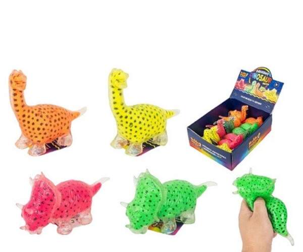 Антистрес YabbaDabba арт. YD2564 (72шт) динозавр з кульками 7,5*17*8,5см. 12шт дисплей бокс 25х20,5х (шт)