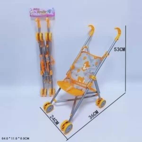 Коляска для ляльки 239B-8 метал.кул.64*8*11 /36/ (шт)