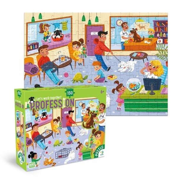 300701 Пазл «Професії. Ветеринар» (шт)