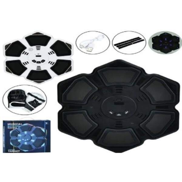 Боксерський набір MS 4654 (6шт) тренажер-мішень, боксерський автомат, настінний боксерський тренажер (шт)