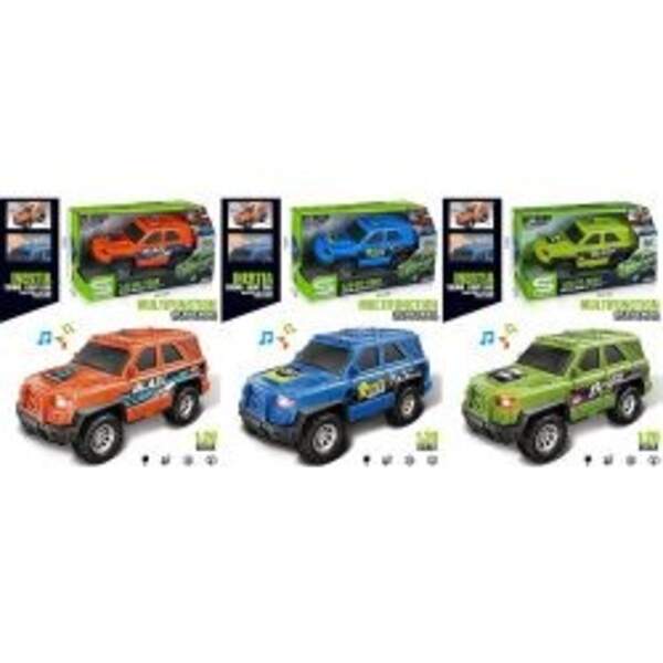 Джип JS166A-6B-6 (24шт) інерція, 18см, 1:20, музика, звук, світло, гумові колеса, 3 види, на бат(таб (шт)