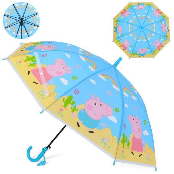 Парасолька MK 5809 (60шт) PP, довжина 65см, тростина 60см,  діаметр 84см, спиця 48см, клейонка, свис (шт)