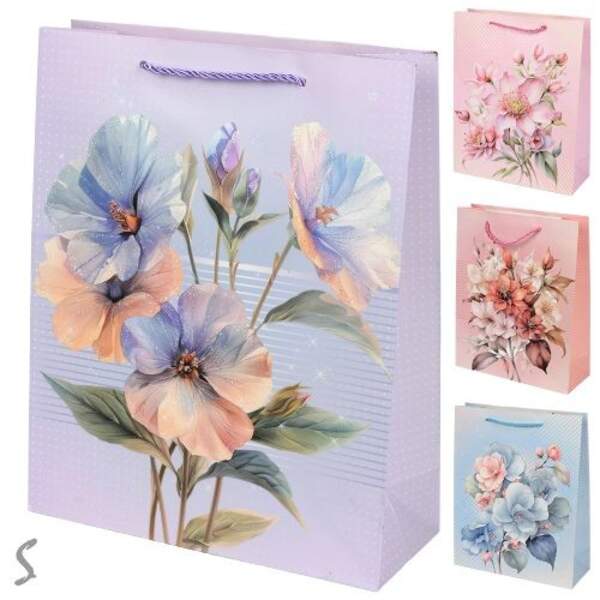 Пакет подарунковий паперовий L "Fiori" 31*40*12см R40799-L (360шт) (шт)