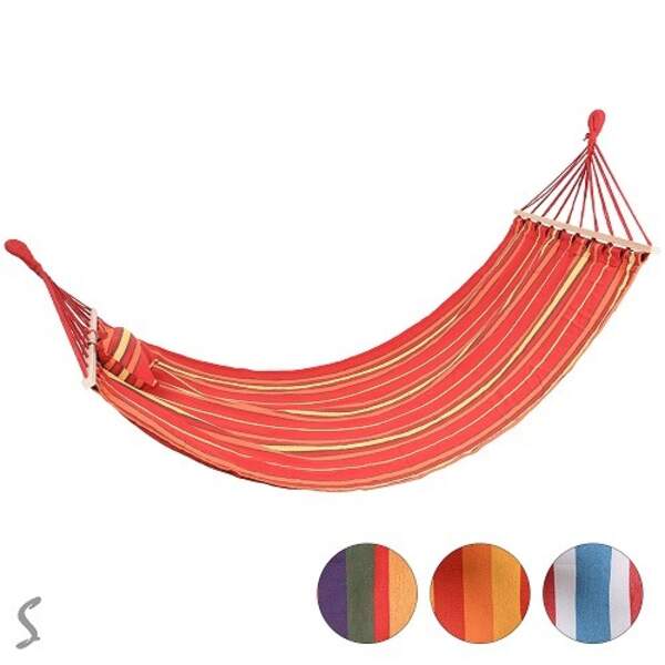 Тканинний гамак з подушкою 200*100 см WSI65013-7 (12 шт.) (шт)