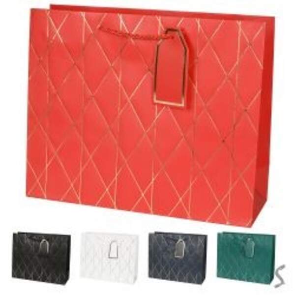 Пакет подарунковий паперовий M "Modern" 32*26*10cм R40796-M (480шт) (шт)