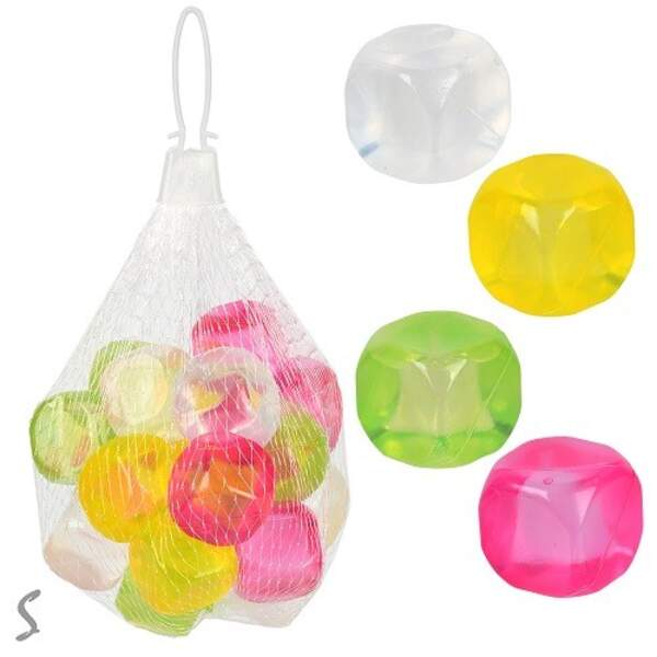 Лід багаторазовий "Color cube" 20шт/уп 2.5см R38326 (100уп) (шт)