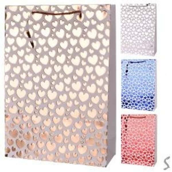 Пакет подарунковий паперовий L "Hearts" 31*42*12см R98784-L (480шт) (шт)