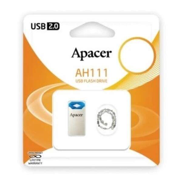 APACER USB2.0 flash 32 GB (AH-111) Blue (AP32GAH111U-1) (шт)