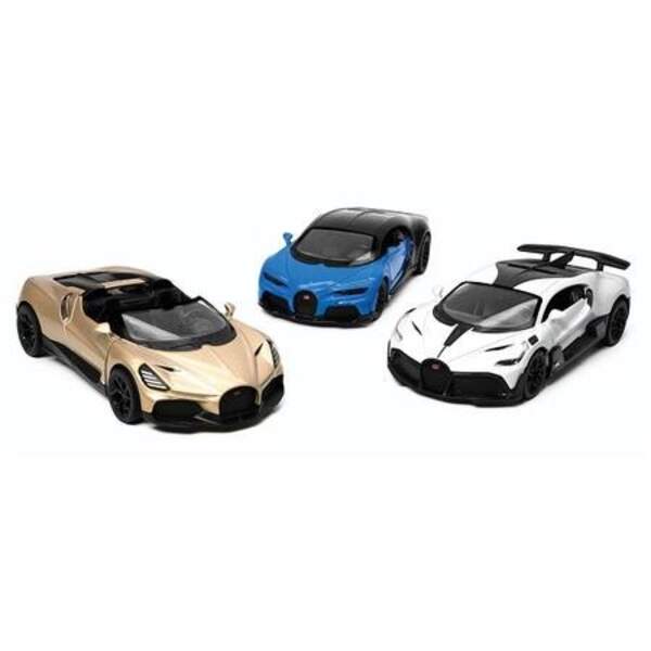 Модель легкова BUGATTI Collection 5'' KT5480W  метал.інерц.відкр.дв.3в.4кол.кор./96/ (шт)