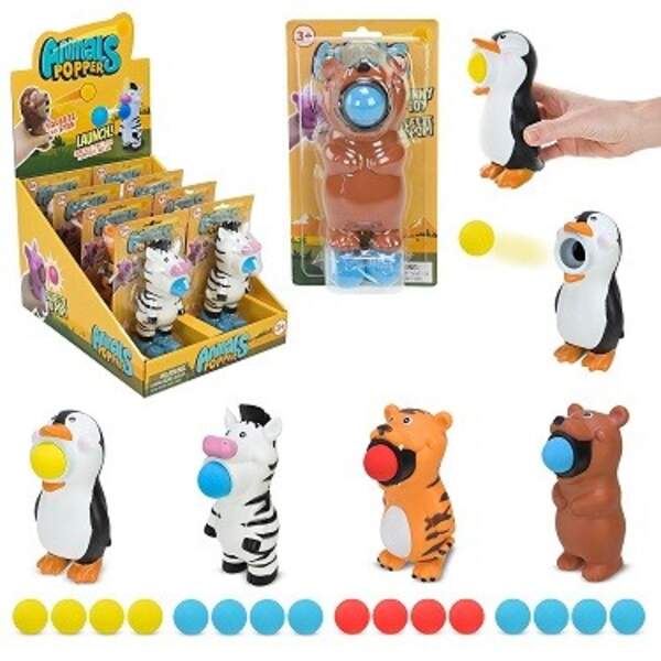 Ігровий набір арт. SP12801 (64шт/2)  Тварини, стріляє м'ячиками на планшетці,8 штук в дісплеї   см (шт)