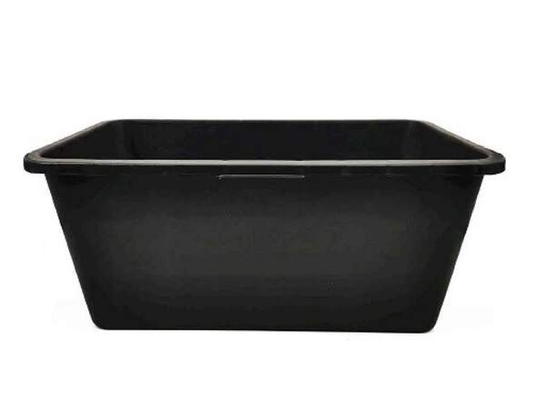Таз прямокутний 45л. (чорний) (к.463) (шт)
