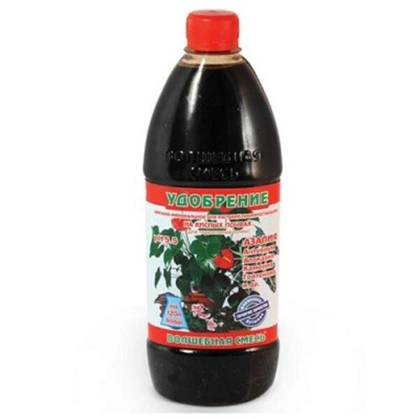 190557 Добриво органо-мінеральне рідке "Чарівна суміш" для Кислих грунтів, 500мл (шт)