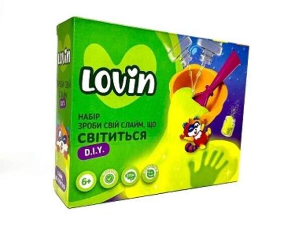 Слайм, що світиться ТМ Lovin Набір Зроби Свій Слайм  8000208 (5 шт) (шт)