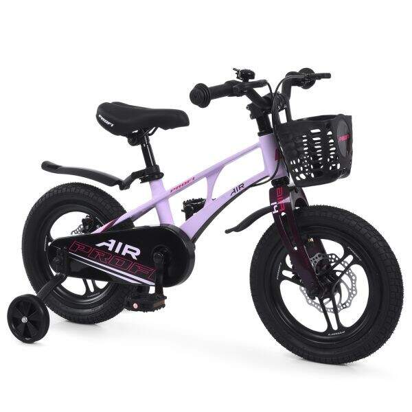 Велосипед дитячий PROF1 AIR PRO 14д. MB 141059 rose pink (1шт) SKD75,магнез.рама,вилка,обод,перед/за (шт)