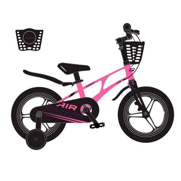 Велосипед дитячий PROF1 AIR PRO 16д. MB 161059 pink (1шт) SKD75,магнез.рама,вилка,обод,перед/зад.дис (шт)