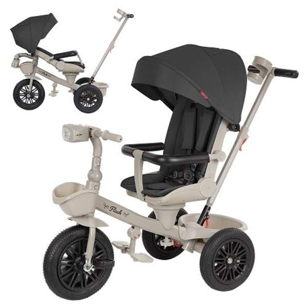 Велосипед триколісний TILLY FLASH T-3812 BLACK /1/ (шт)
