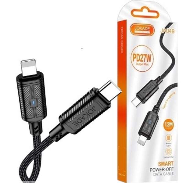 Кабель JOKADE JA049 PD27W (Type-C to Lightning) чорний (шт)