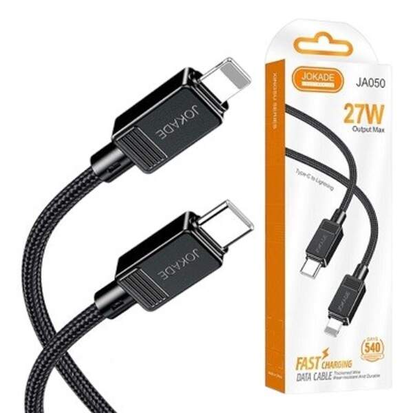Кабель JOKADE JA050 PD27W (Type-C to Lightning) чорний (шт)