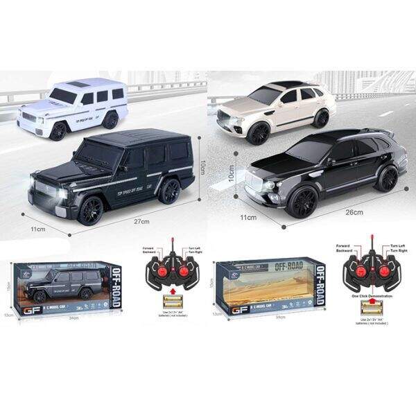 Джип GF-017-27 (18шт) р/к, акум, 26см, світло, гумові колеса, USBзарядне, 2 види по 2 кольори, в кор (шт)