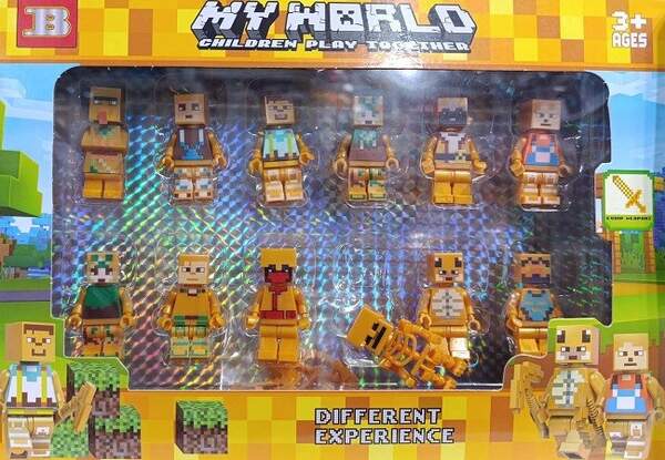 Набір фігурок(4см)  12шт  My World 33102 (шт)