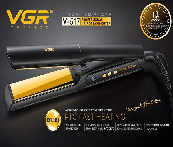 Випрямляч для волосся VGR V 517 (24) 10815 (шт)