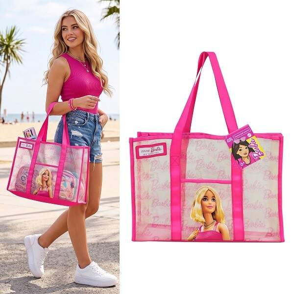 Сумка шопер Barbie арт. KH123/001L (25шт)  46*33*8 см (шт)