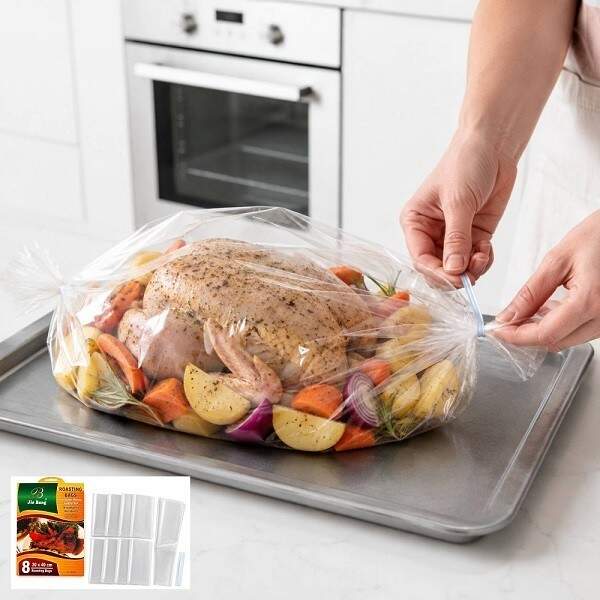 Пакети для запікання в духовці PE (30*40)см, 8 шт. №KD-3040-8 (200) (шт)