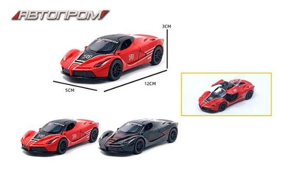 Машина мет. АВТОПРОМ арт. AP74214 (48шт) 1:32,2 кольори, відкр.двері,короб.16,5*7,5*7,5см (шт)