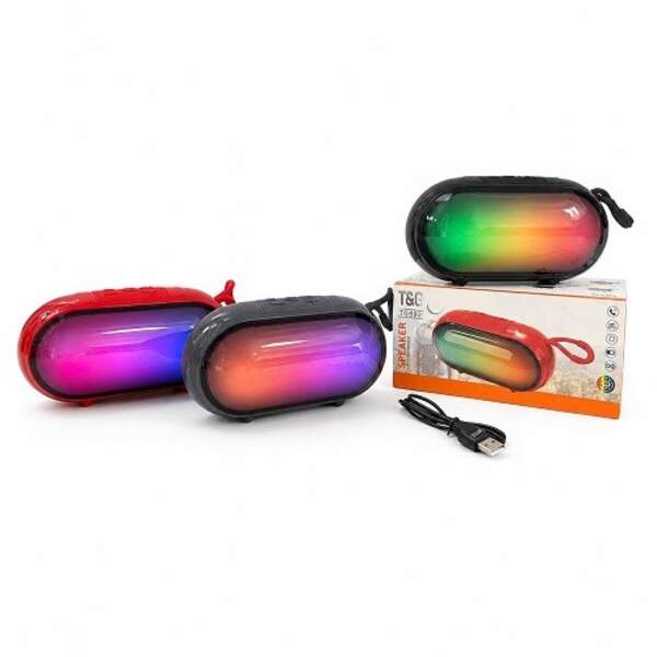 Колонка бехдротова bluetooth портативна з мотузкою овал. (14.5 * 7.5 * 5) см 3кол. №TG692 (60) (шт)