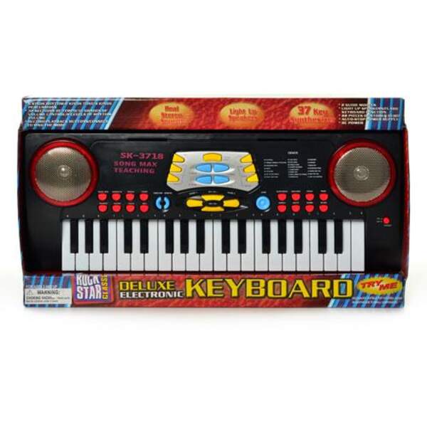 Синтезатор SK3718 (18шт) 37клавіш, 55см, муз, запис, демо, MP3, світло, на бат-ці, в кор-ці, 57-32-7 (шт.)