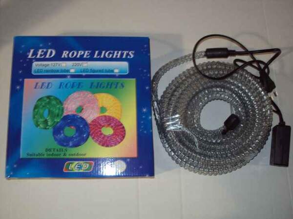 Xmas гірлянда LED Rope light 10M WW Теплий білий (10) (шт.)