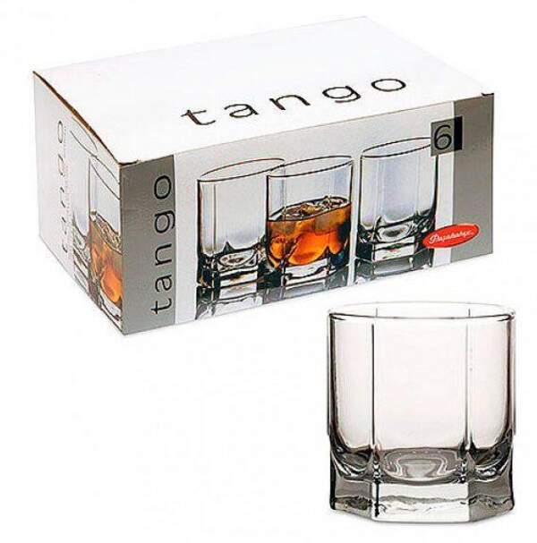 Танго склянка д/вiскi v-315 мл (под.упак.) н-р6шт 42945 (шт.)