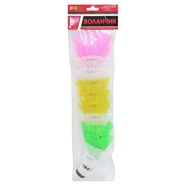Воланчик MS 0153 (720шт) кольоровий пластик, 1 упаковка 12шт (4колір), в кульку, 38-10-4см (шт.)