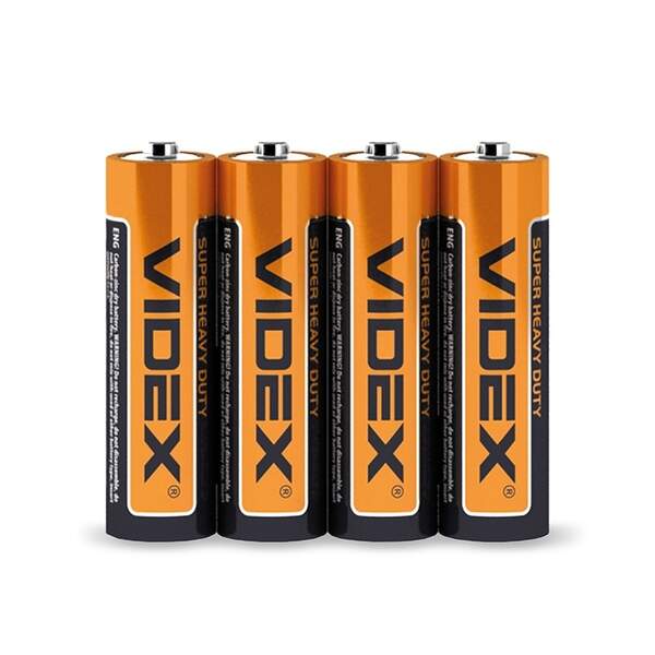 батарейка Videx R6 /4 teh 1200шт/ящ) (шт.)