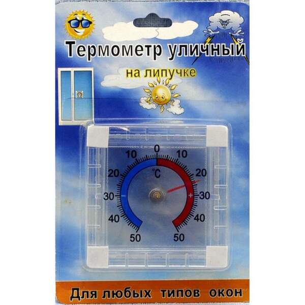 Термометр Липучка квадратна ТКО-120 (120шт) (шт.)