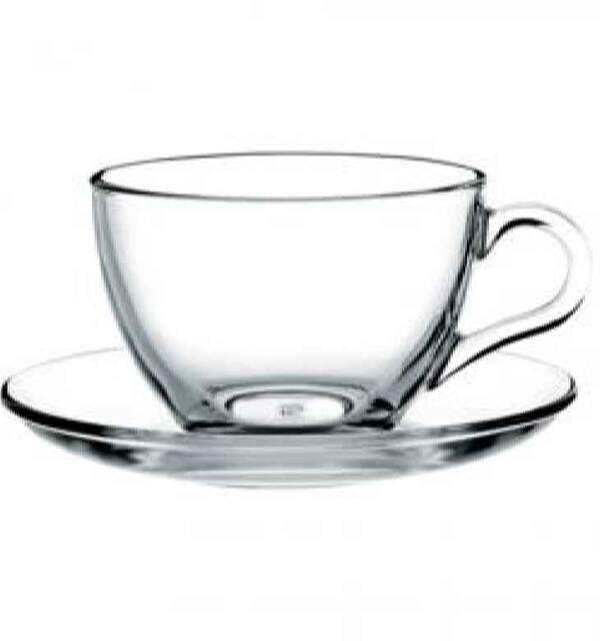 Бейзiк чашка з блюдцем д/чаю v-238мл (под.уп.) н-р6шт 97948 (шт.)