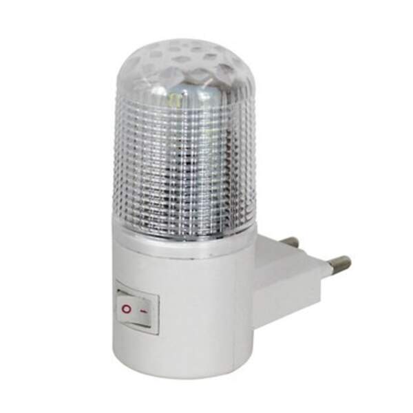 Нічник №QL-102 лампа від розетки білий. кол. із вкл. 1шт на листі 60шт в пачці (480) (шт.)