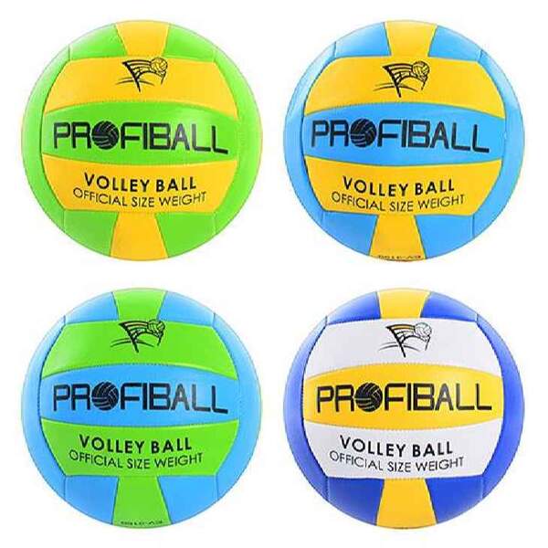 Мяч волейбольный EV 3159 (30шт) PROFIBALL, офиц.размер,ПВХ 2мм,2слоя,18панелей, 260-280г,5цветов (шт.)